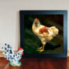 Young Rooster Vignette